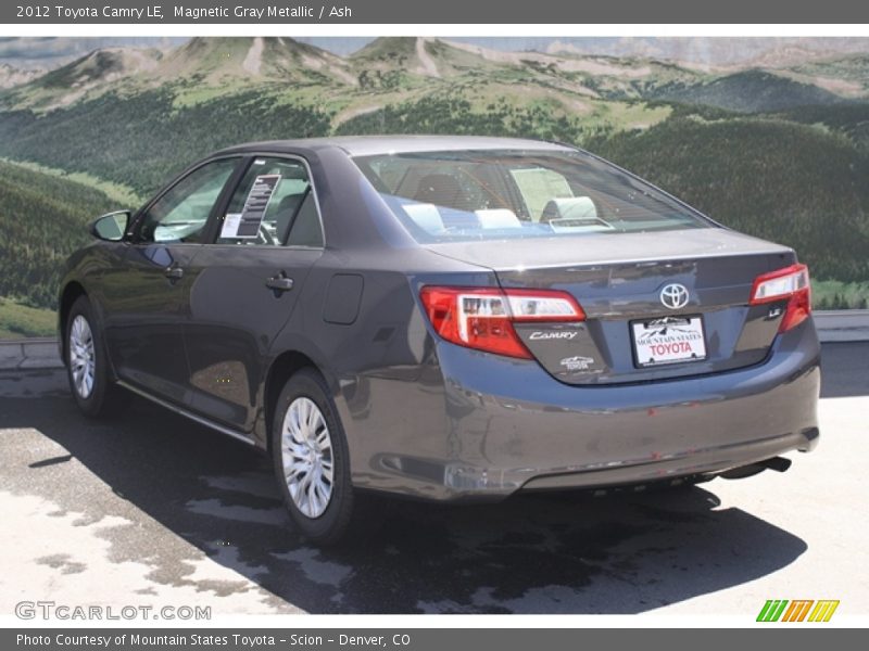 Magnetic Gray Metallic / Ash 2012 Toyota Camry LE