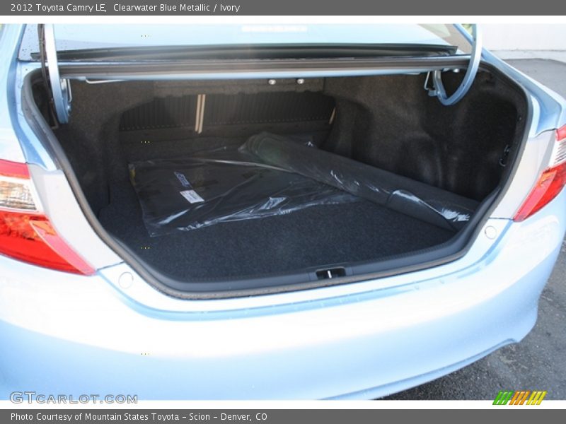 Clearwater Blue Metallic / Ivory 2012 Toyota Camry LE
