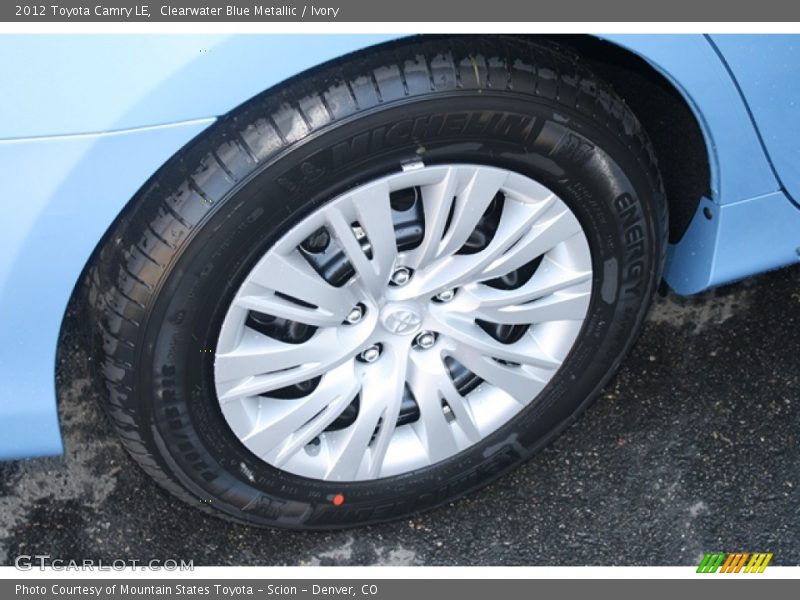 Clearwater Blue Metallic / Ivory 2012 Toyota Camry LE