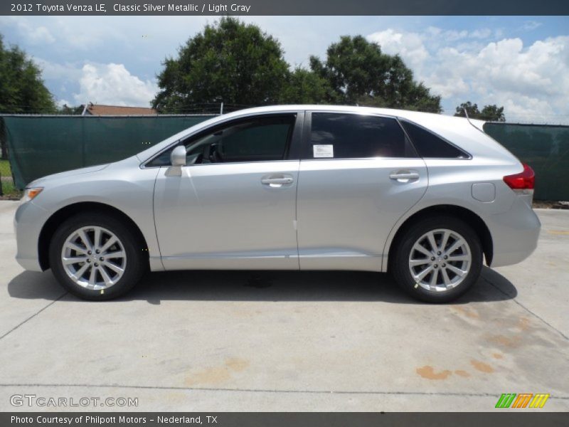 Classic Silver Metallic / Light Gray 2012 Toyota Venza LE