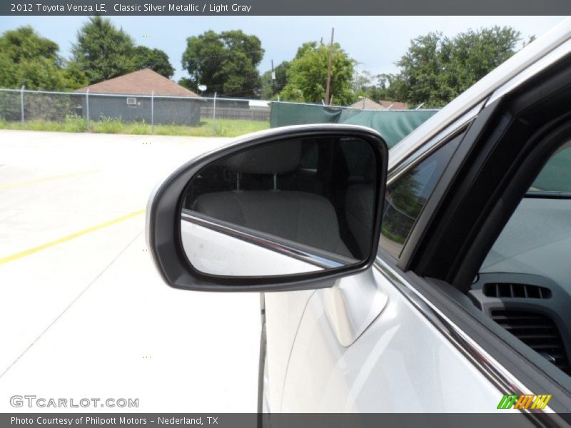 Classic Silver Metallic / Light Gray 2012 Toyota Venza LE