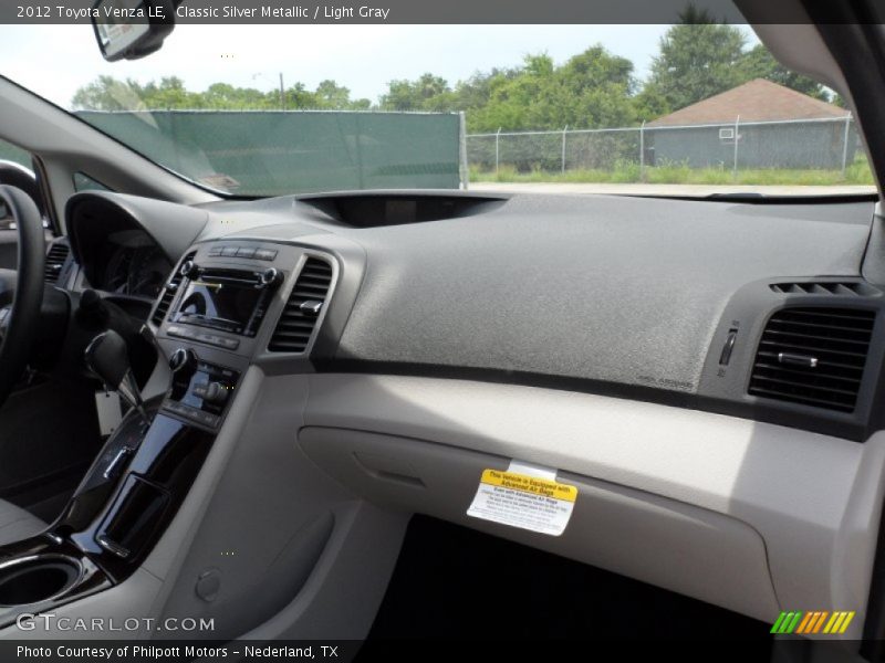 Classic Silver Metallic / Light Gray 2012 Toyota Venza LE