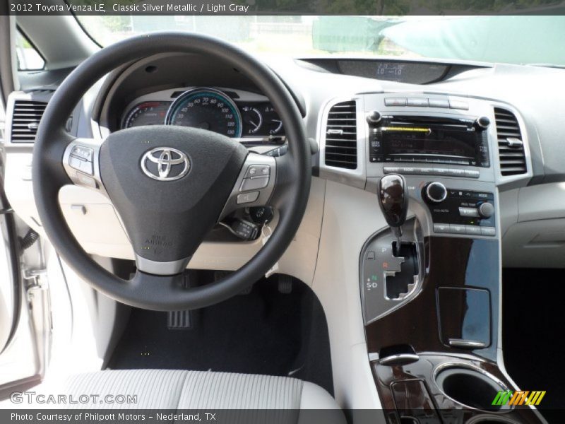 Classic Silver Metallic / Light Gray 2012 Toyota Venza LE