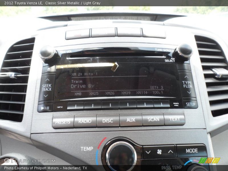 Classic Silver Metallic / Light Gray 2012 Toyota Venza LE
