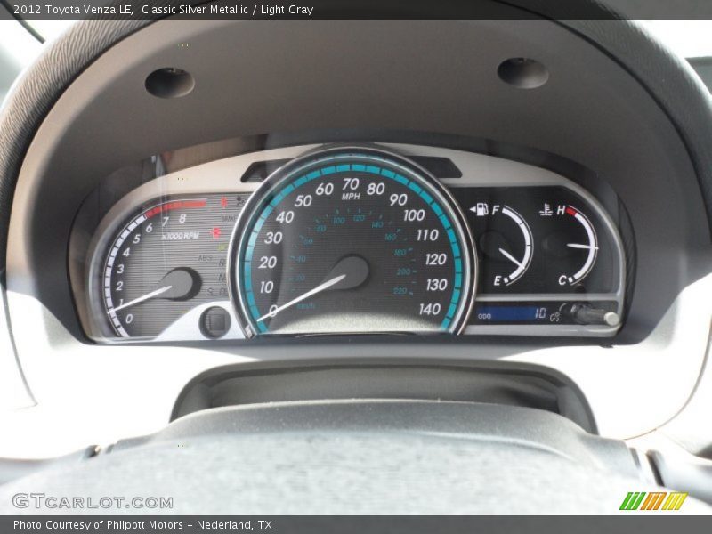 Classic Silver Metallic / Light Gray 2012 Toyota Venza LE