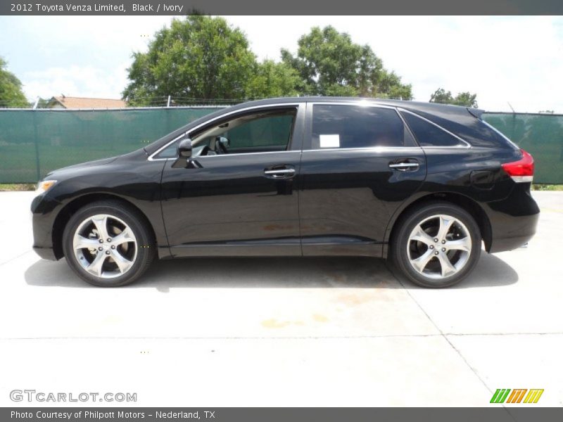 Black / Ivory 2012 Toyota Venza Limited