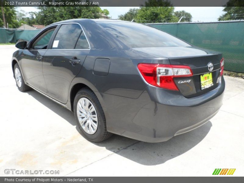 Magnetic Gray Metallic / Ash 2012 Toyota Camry LE