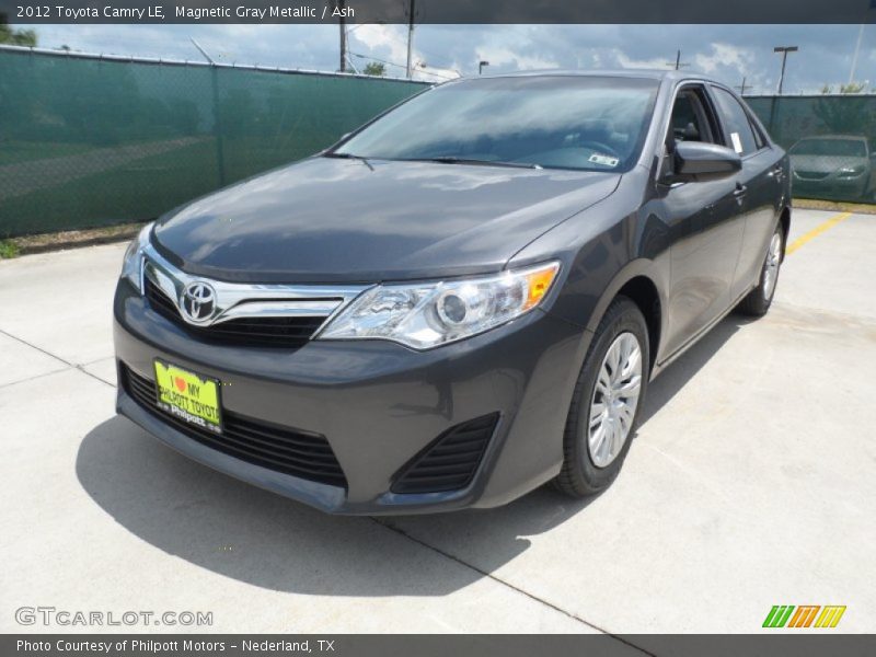 Magnetic Gray Metallic / Ash 2012 Toyota Camry LE