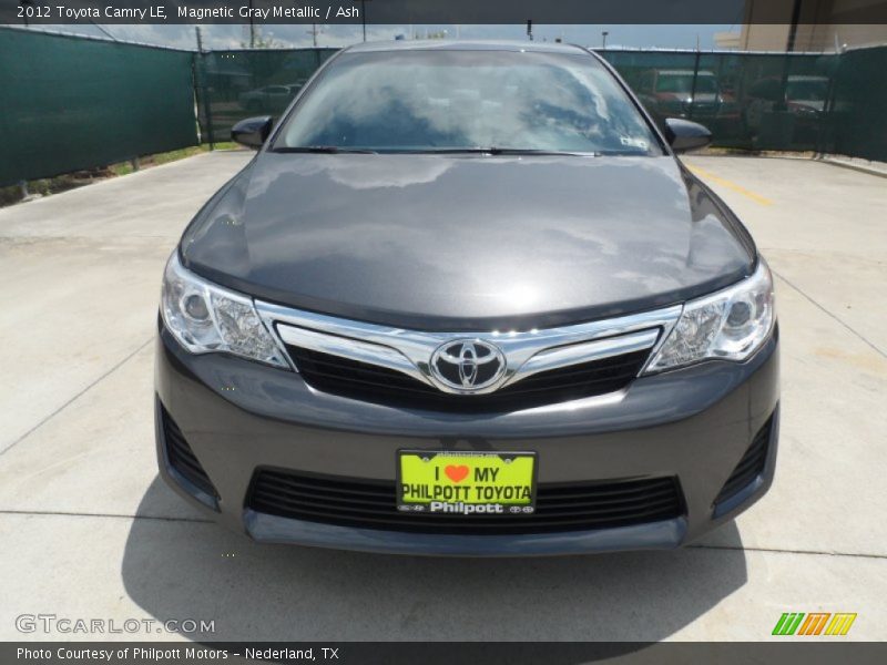 Magnetic Gray Metallic / Ash 2012 Toyota Camry LE