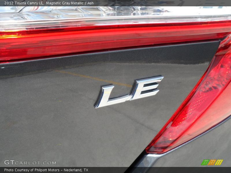 Magnetic Gray Metallic / Ash 2012 Toyota Camry LE
