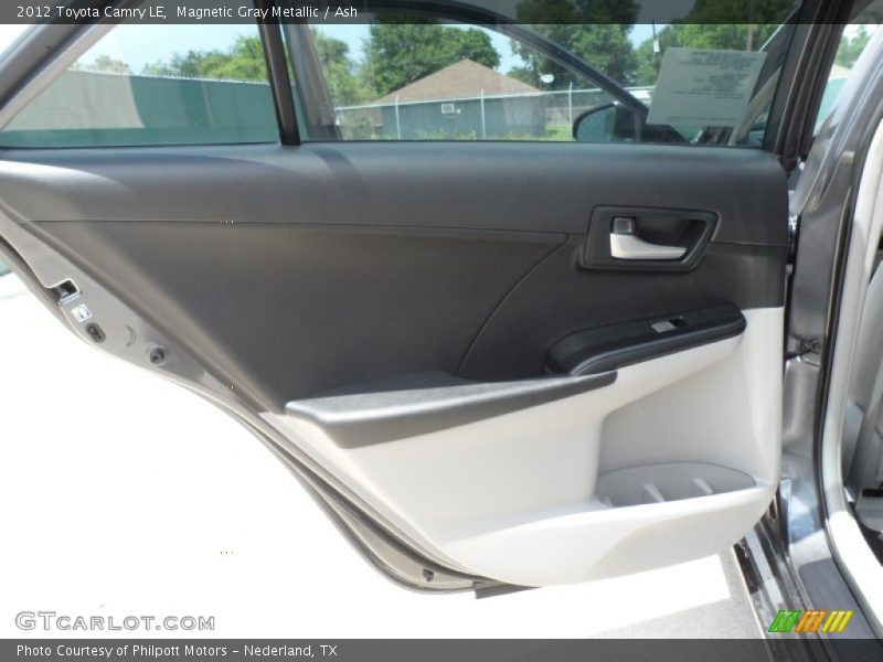 Magnetic Gray Metallic / Ash 2012 Toyota Camry LE