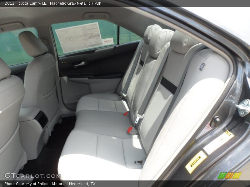Magnetic Gray Metallic / Ash 2012 Toyota Camry LE