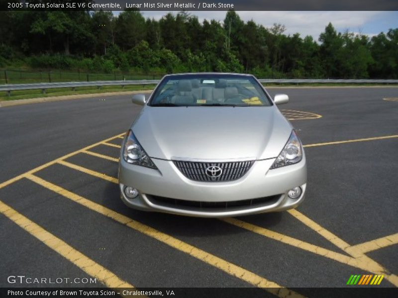 Lunar Mist Silver Metallic / Dark Stone 2005 Toyota Solara SLE V6 Convertible