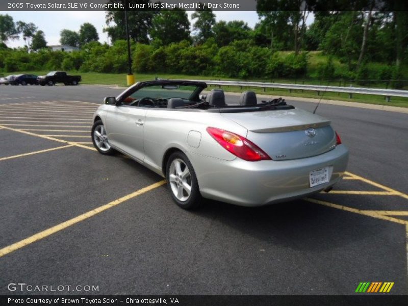 Lunar Mist Silver Metallic / Dark Stone 2005 Toyota Solara SLE V6 Convertible
