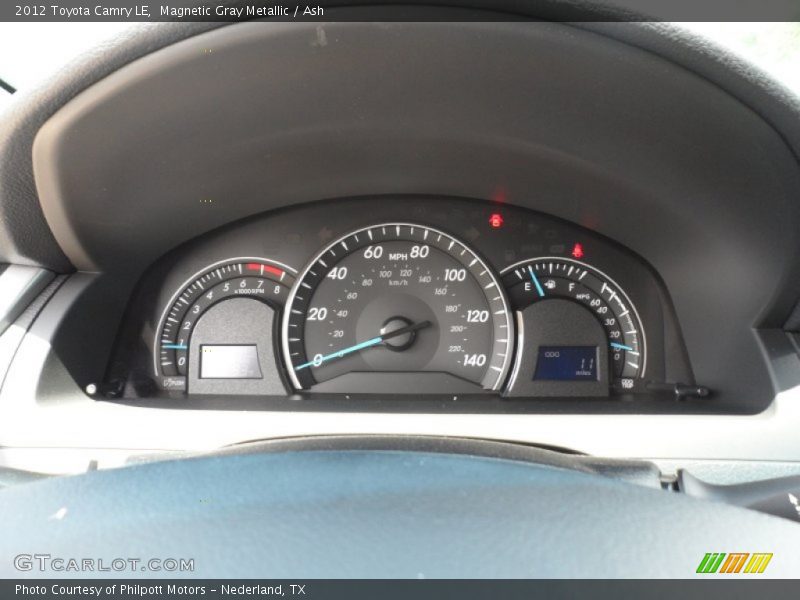 Magnetic Gray Metallic / Ash 2012 Toyota Camry LE