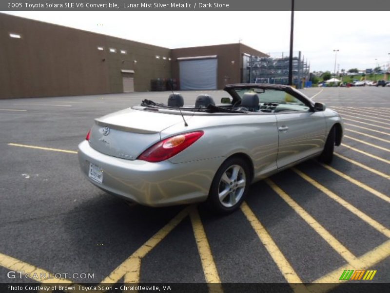 Lunar Mist Silver Metallic / Dark Stone 2005 Toyota Solara SLE V6 Convertible