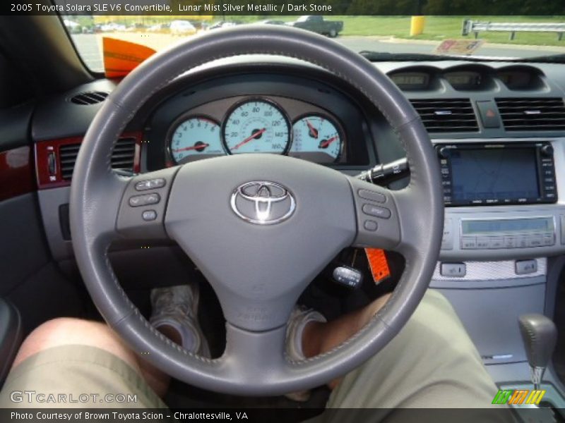Lunar Mist Silver Metallic / Dark Stone 2005 Toyota Solara SLE V6 Convertible