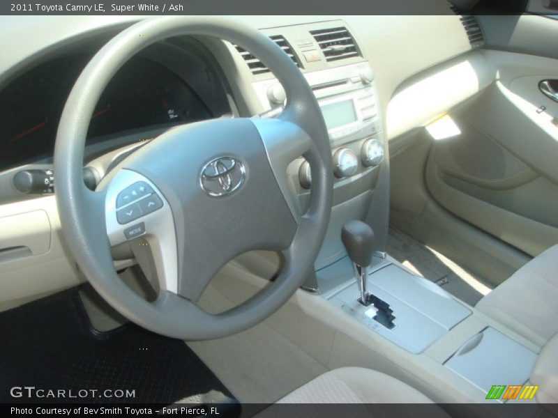 Super White / Ash 2011 Toyota Camry LE