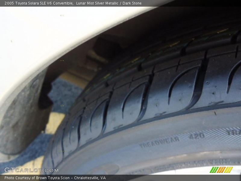 Lunar Mist Silver Metallic / Dark Stone 2005 Toyota Solara SLE V6 Convertible