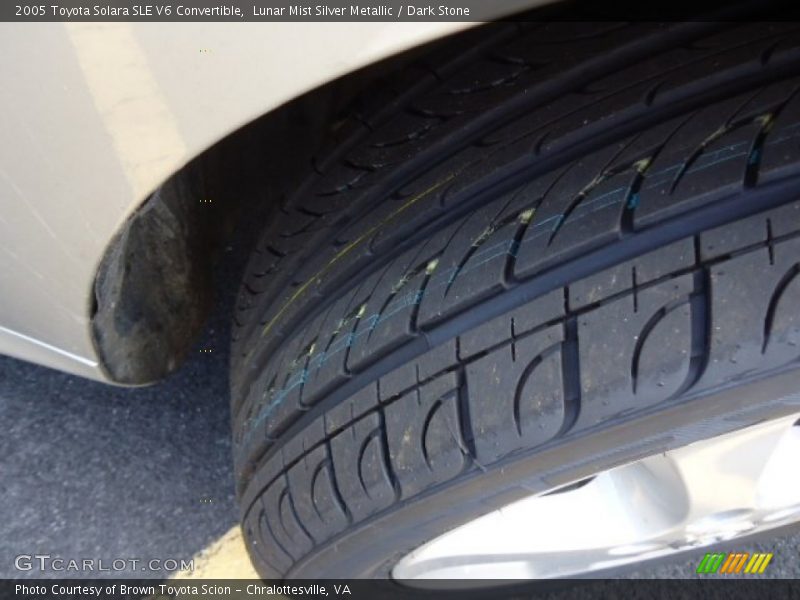 Lunar Mist Silver Metallic / Dark Stone 2005 Toyota Solara SLE V6 Convertible