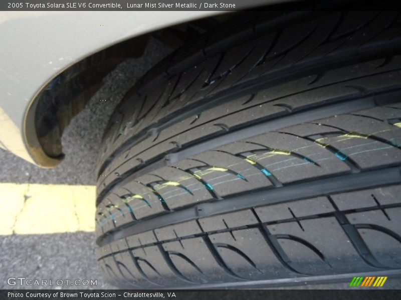 Lunar Mist Silver Metallic / Dark Stone 2005 Toyota Solara SLE V6 Convertible