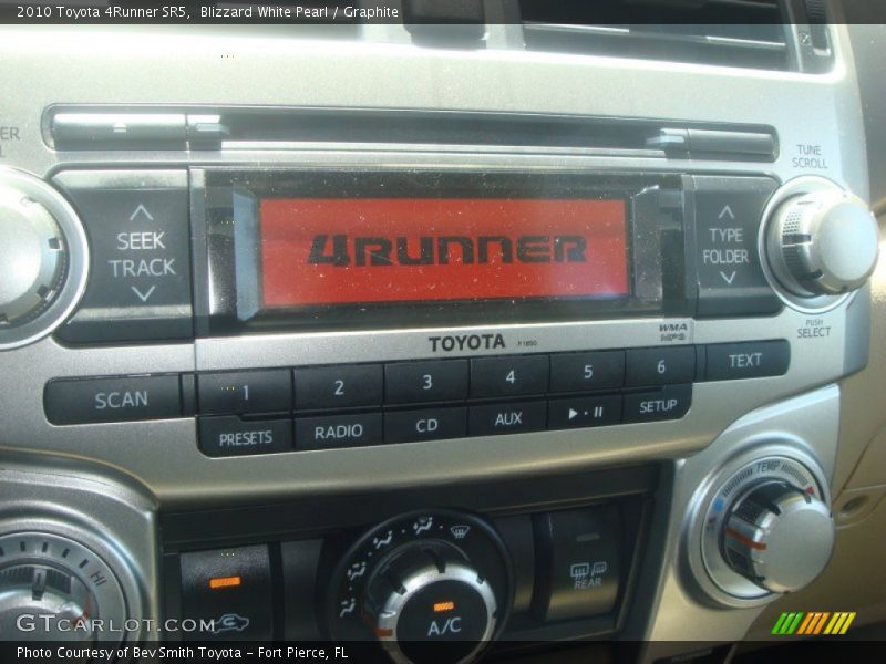 Blizzard White Pearl / Graphite 2010 Toyota 4Runner SR5