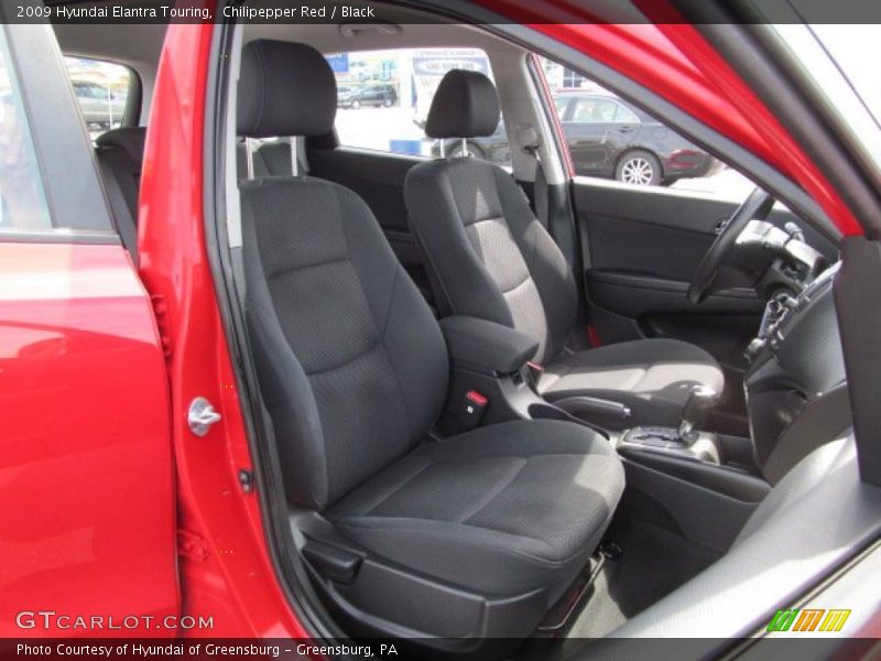 Chilipepper Red / Black 2009 Hyundai Elantra Touring