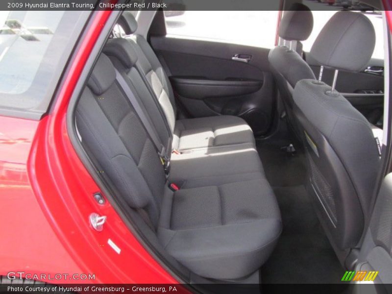 Chilipepper Red / Black 2009 Hyundai Elantra Touring