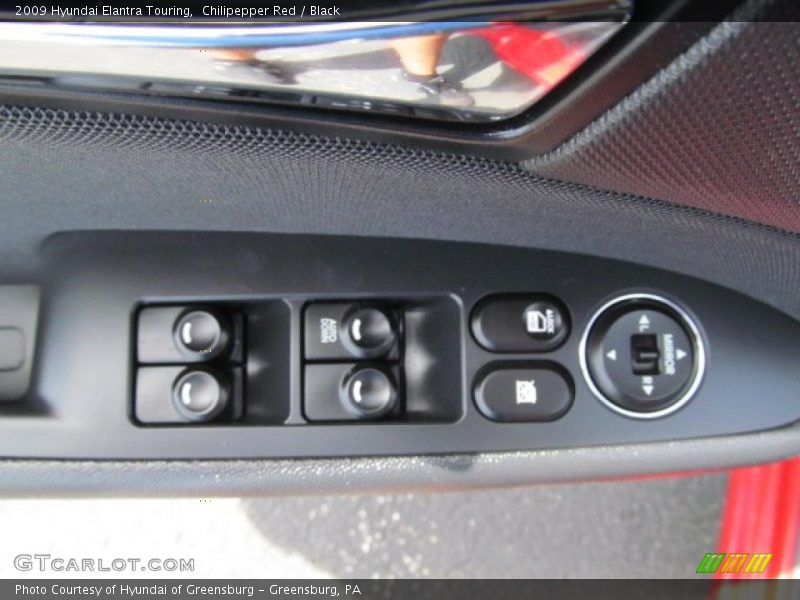 Chilipepper Red / Black 2009 Hyundai Elantra Touring
