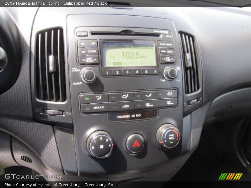 Chilipepper Red / Black 2009 Hyundai Elantra Touring