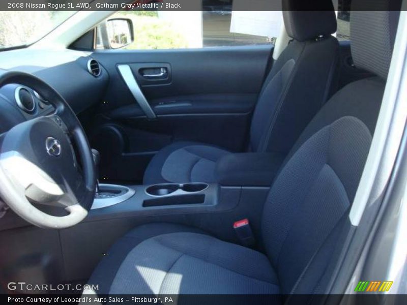 Gotham Gray Metallic / Black 2008 Nissan Rogue SL AWD