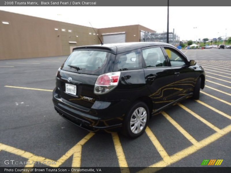 Black Sand Pearl / Dark Charcoal 2008 Toyota Matrix