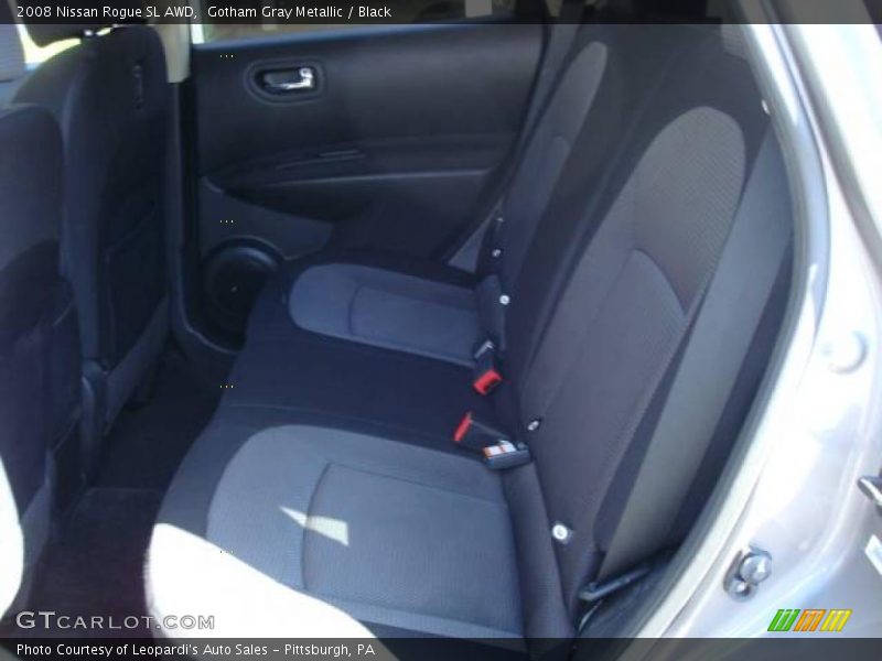 Gotham Gray Metallic / Black 2008 Nissan Rogue SL AWD