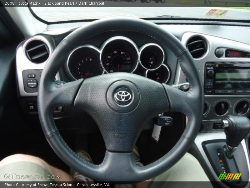 Black Sand Pearl / Dark Charcoal 2008 Toyota Matrix