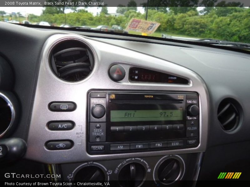 Black Sand Pearl / Dark Charcoal 2008 Toyota Matrix
