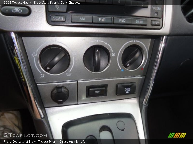 Black Sand Pearl / Dark Charcoal 2008 Toyota Matrix