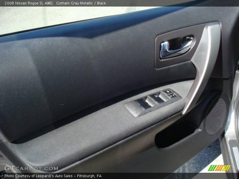 Gotham Gray Metallic / Black 2008 Nissan Rogue SL AWD