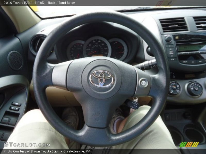 Black / Sand Beige 2010 Toyota RAV4 I4 4WD