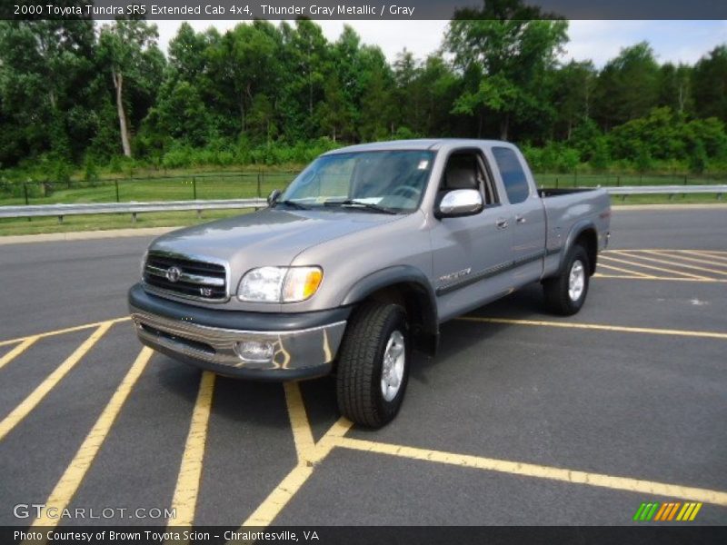 Thunder Gray Metallic / Gray 2000 Toyota Tundra SR5 Extended Cab 4x4