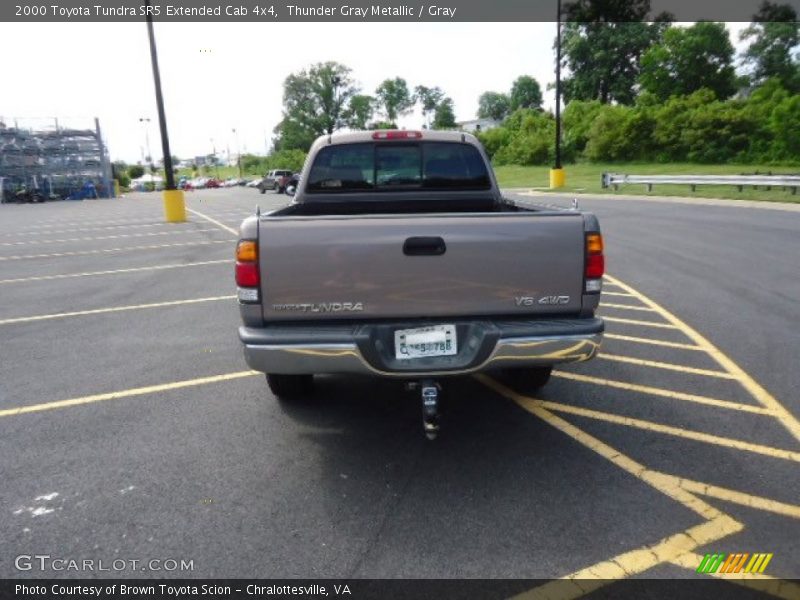 Thunder Gray Metallic / Gray 2000 Toyota Tundra SR5 Extended Cab 4x4