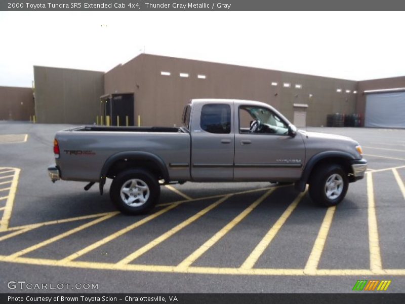 Thunder Gray Metallic / Gray 2000 Toyota Tundra SR5 Extended Cab 4x4