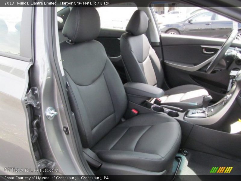 Harbor Gray Metallic / Black 2013 Hyundai Elantra Limited