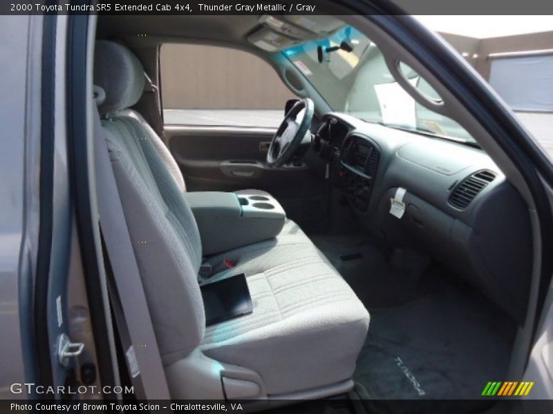 Thunder Gray Metallic / Gray 2000 Toyota Tundra SR5 Extended Cab 4x4