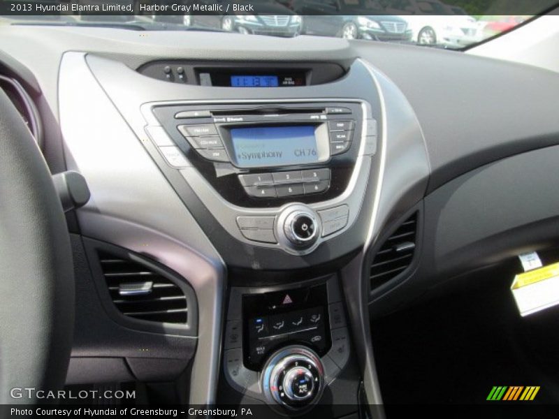 Harbor Gray Metallic / Black 2013 Hyundai Elantra Limited