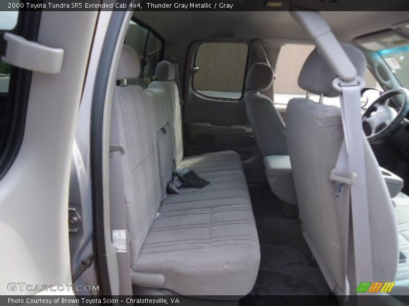 Thunder Gray Metallic / Gray 2000 Toyota Tundra SR5 Extended Cab 4x4