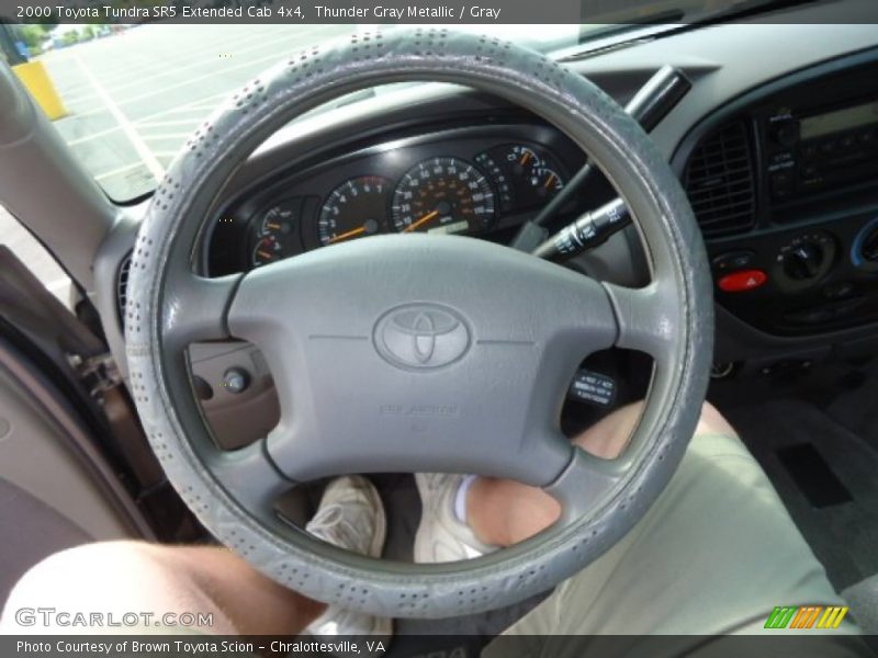 Thunder Gray Metallic / Gray 2000 Toyota Tundra SR5 Extended Cab 4x4