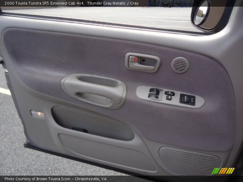 Thunder Gray Metallic / Gray 2000 Toyota Tundra SR5 Extended Cab 4x4