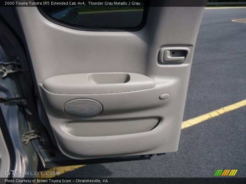 Thunder Gray Metallic / Gray 2000 Toyota Tundra SR5 Extended Cab 4x4