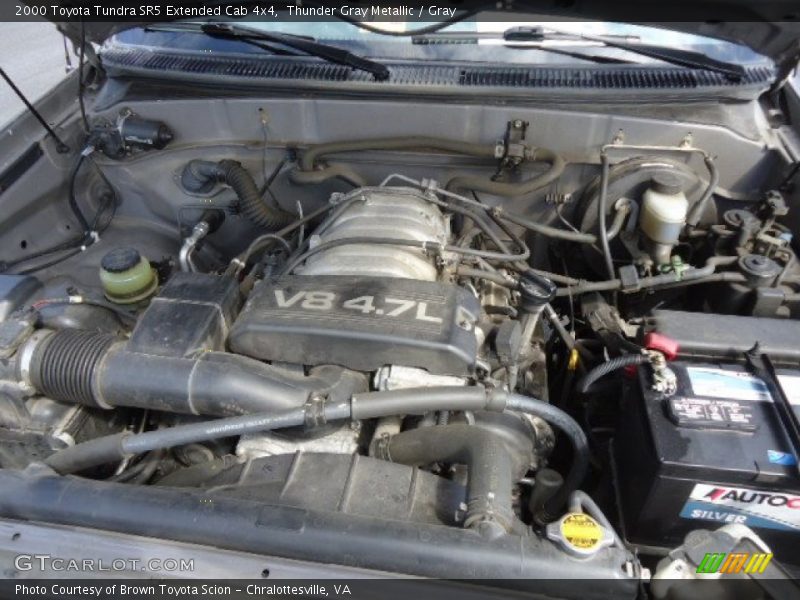  2000 Tundra SR5 Extended Cab 4x4 Engine - 4.7 Liter DOHC 32-Valve V8