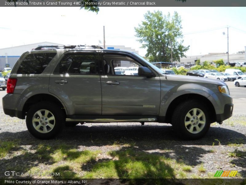 Monterey Gray Metallic / Charcoal Black 2008 Mazda Tribute s Grand Touring 4WD